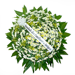 Coroa de Flores Cemitério Morumbi Tradicional F