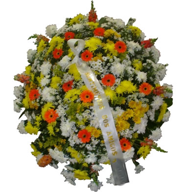 Coroa de Flores em Portão Tradicional C